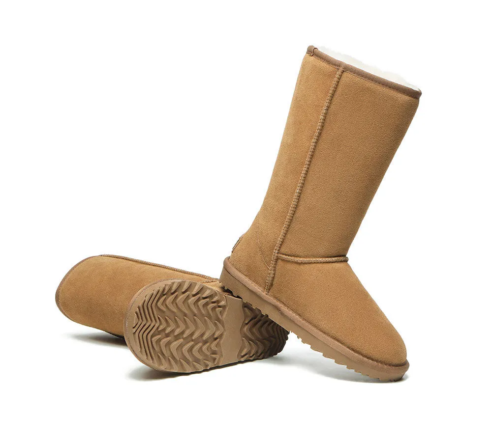 Ugg Boots Double Face Sheepskin Tall Classic Suede