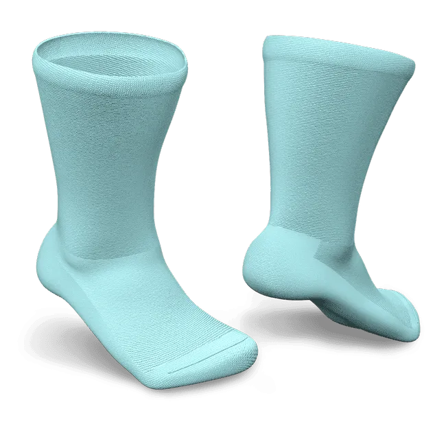 Via Blue Non-Binding Diabetic Socks