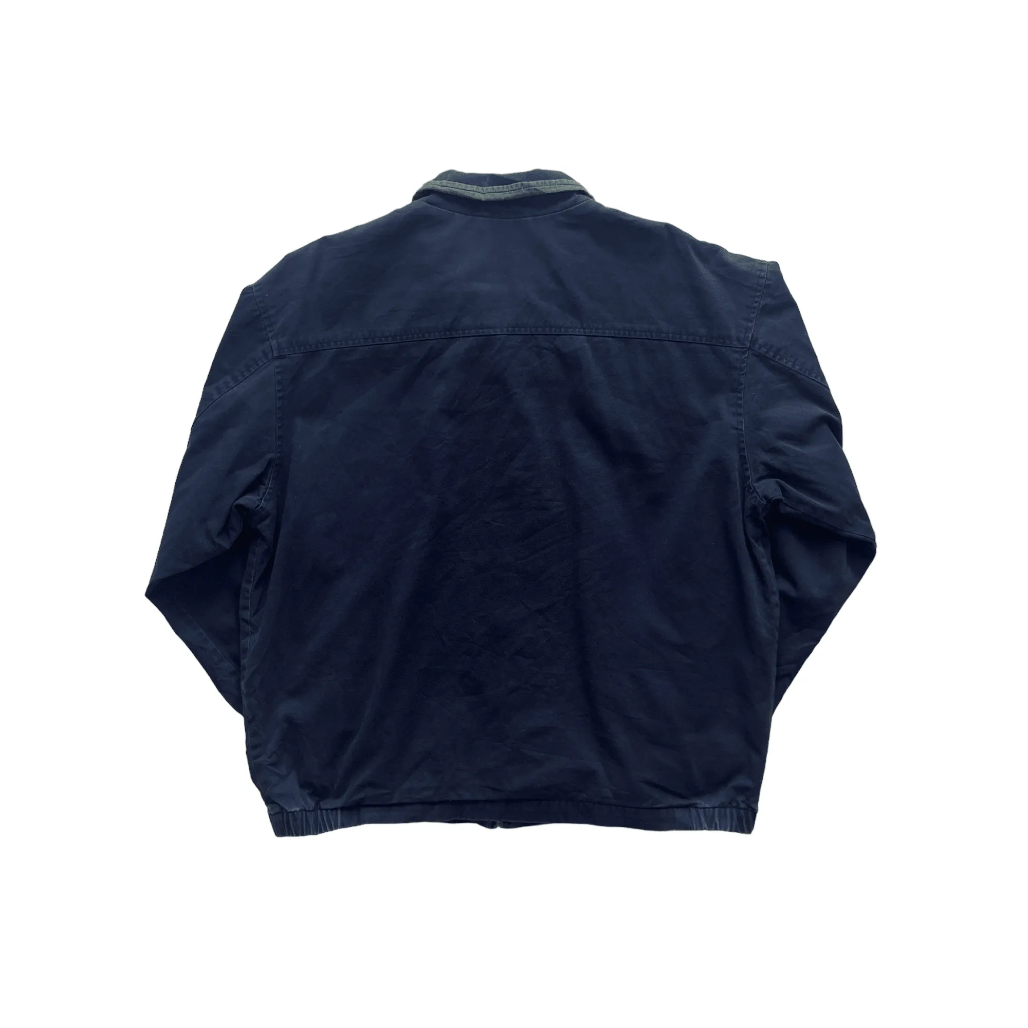 Vintage 90s Navy Blue Lacoste Harrington Jacket - Medium