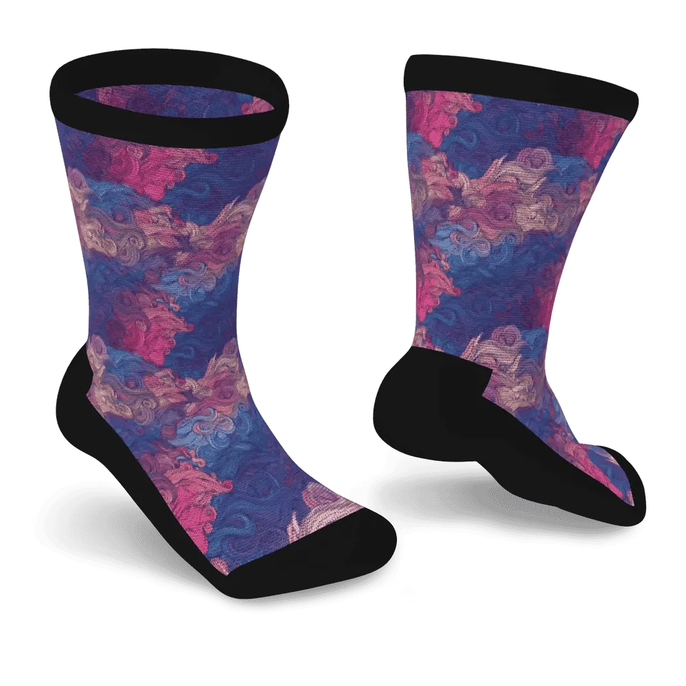 Wild Winds Non-Binding Diabetic Socks