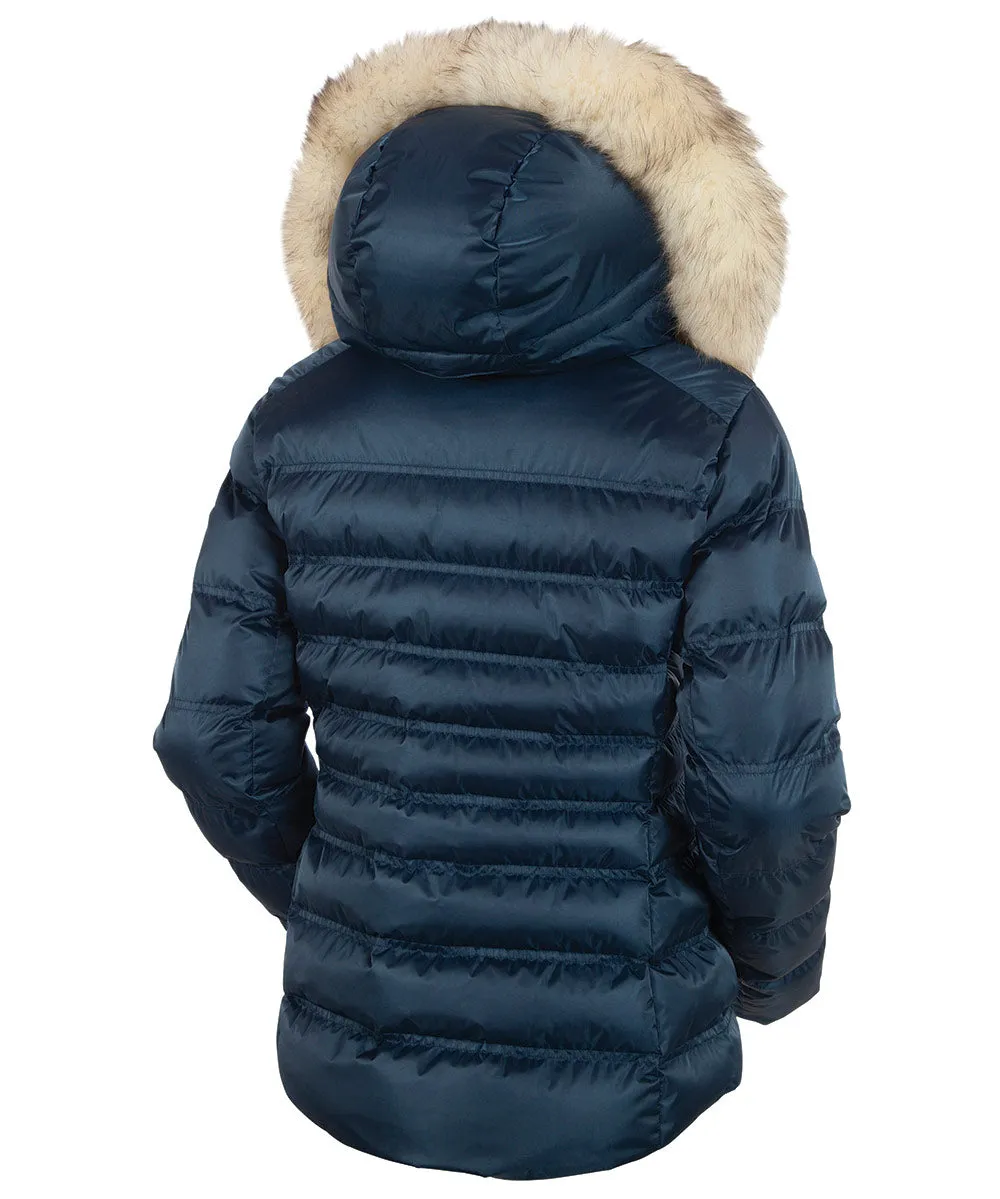 Women's Fiona Waterproof Quilted Stretch Jacket With Removable Fur Ruff