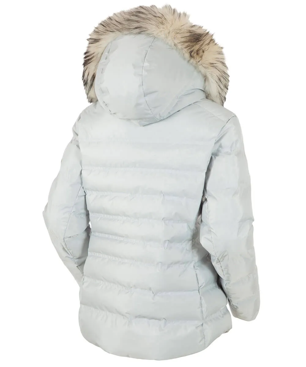 Women's Fiona Waterproof Quilted Stretch Jacket With Removable Fur Ruff