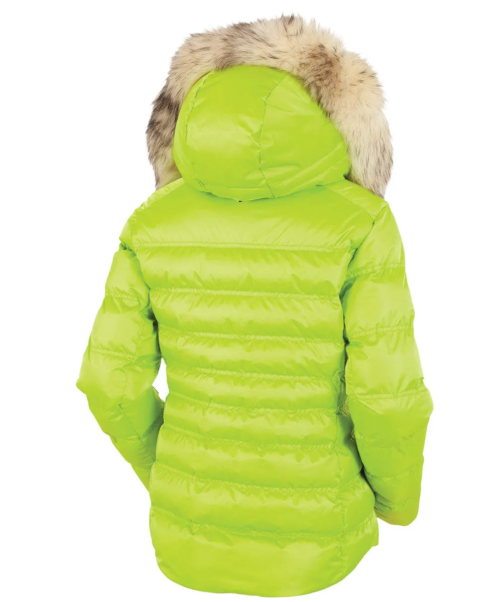 Women's Fiona Waterproof Quilted Stretch Jacket With Removable Fur Ruff