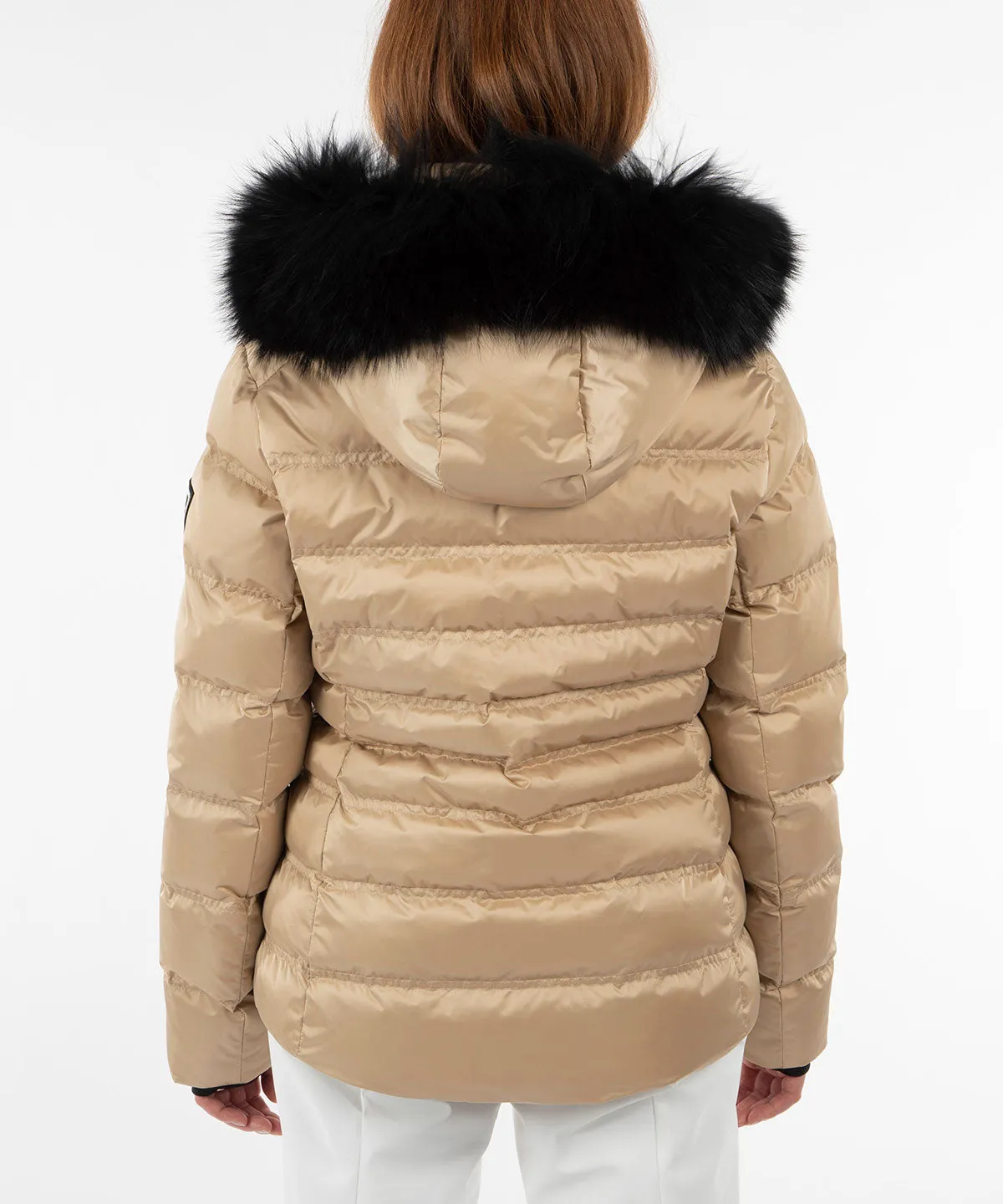 Women's Fiona Waterproof Quilted Stretch Jacket With Removable Fur Ruff