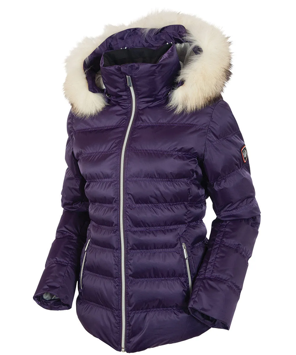 Women's Fiona Waterproof Quilted Stretch Jacket With Removable Fur Ruff