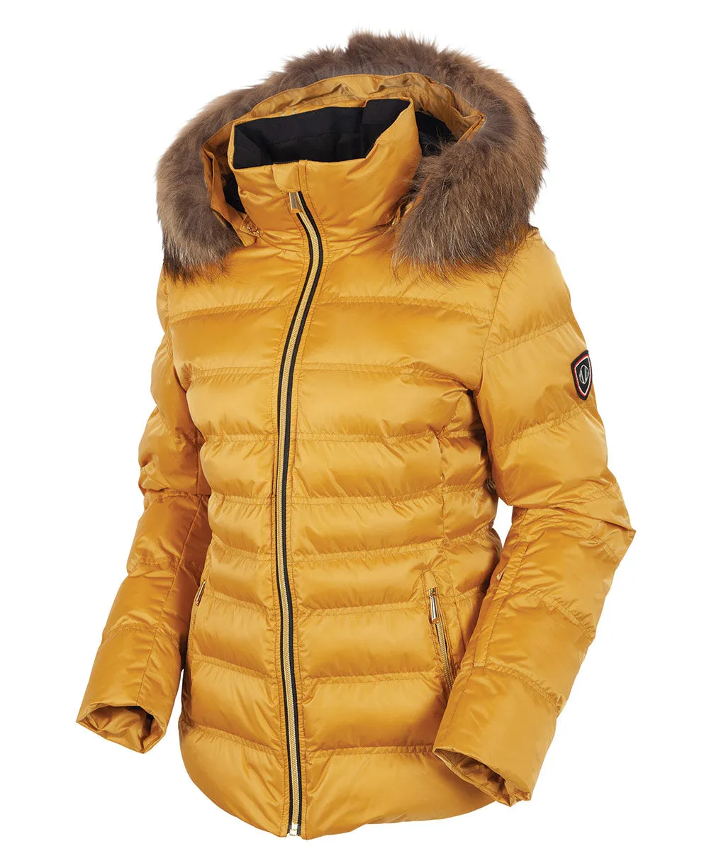 Women's Fiona Waterproof Quilted Stretch Jacket With Removable Fur Ruff