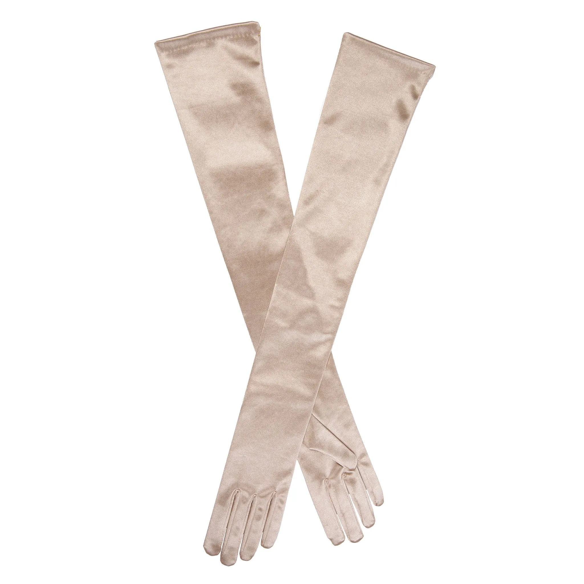 Women's Long Opera Satin Gloves