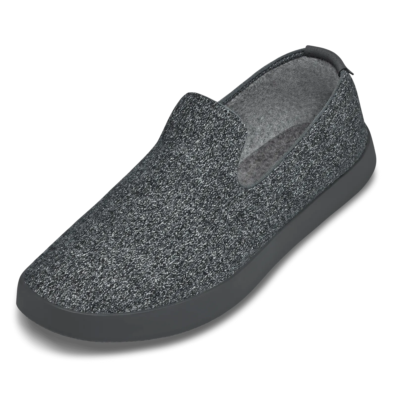 Women's Wool Loungers - Natural Grey (Dark Grey Sole)