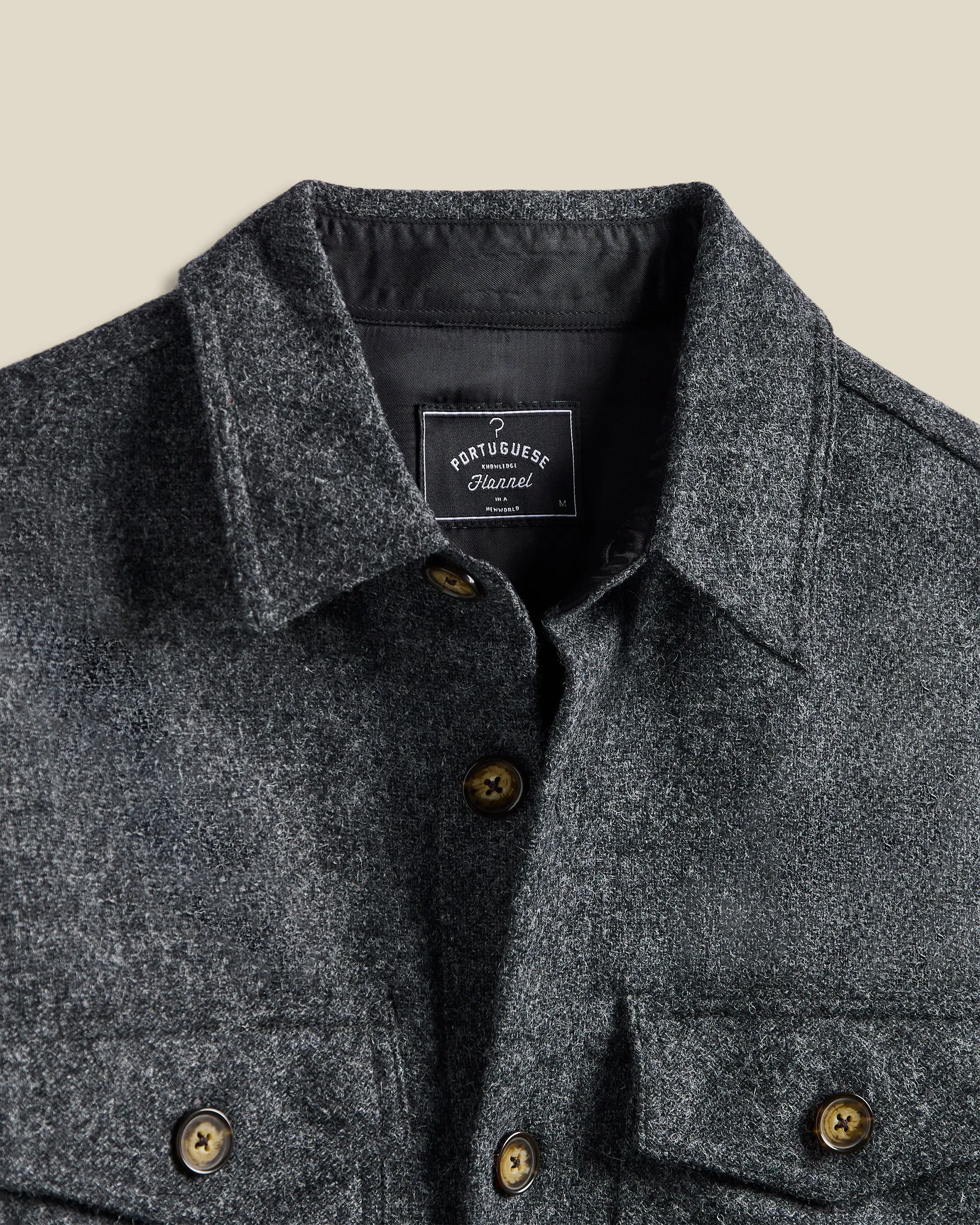 Wool Field Overshirt - Grey