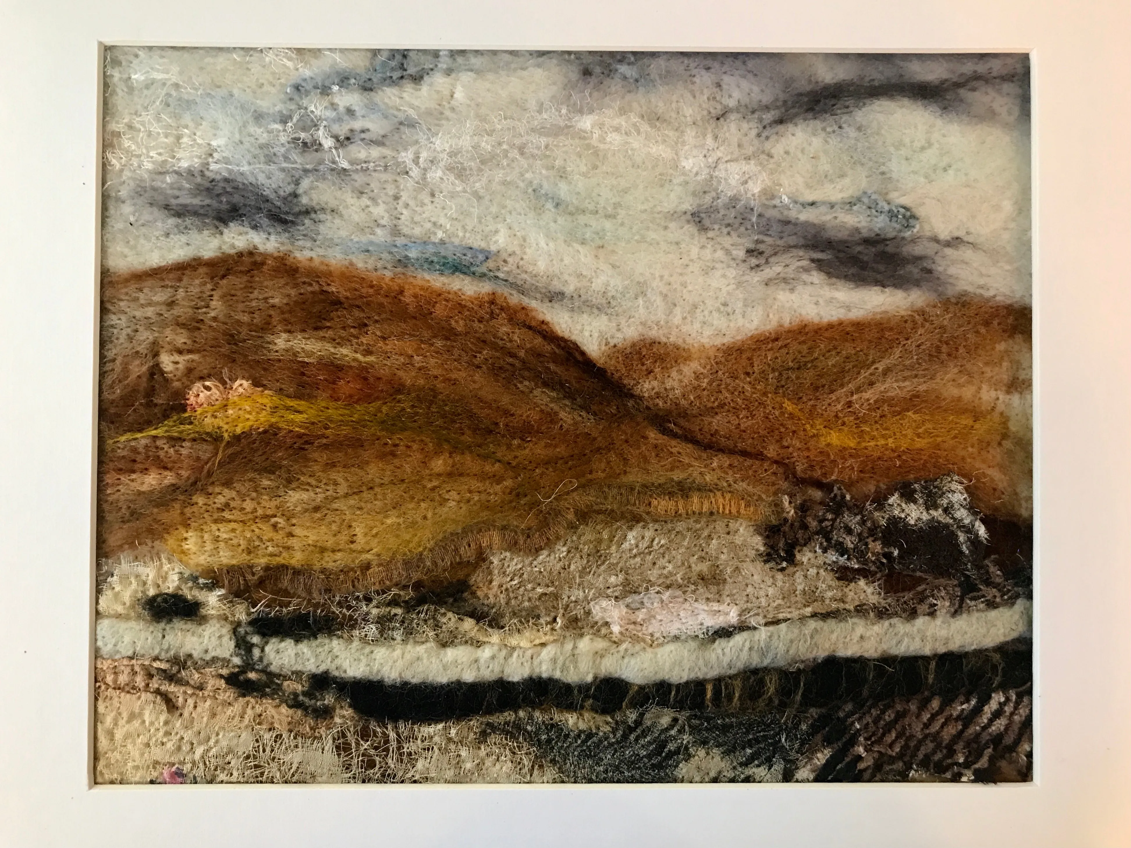 Wool Painting, Montana Bluffs