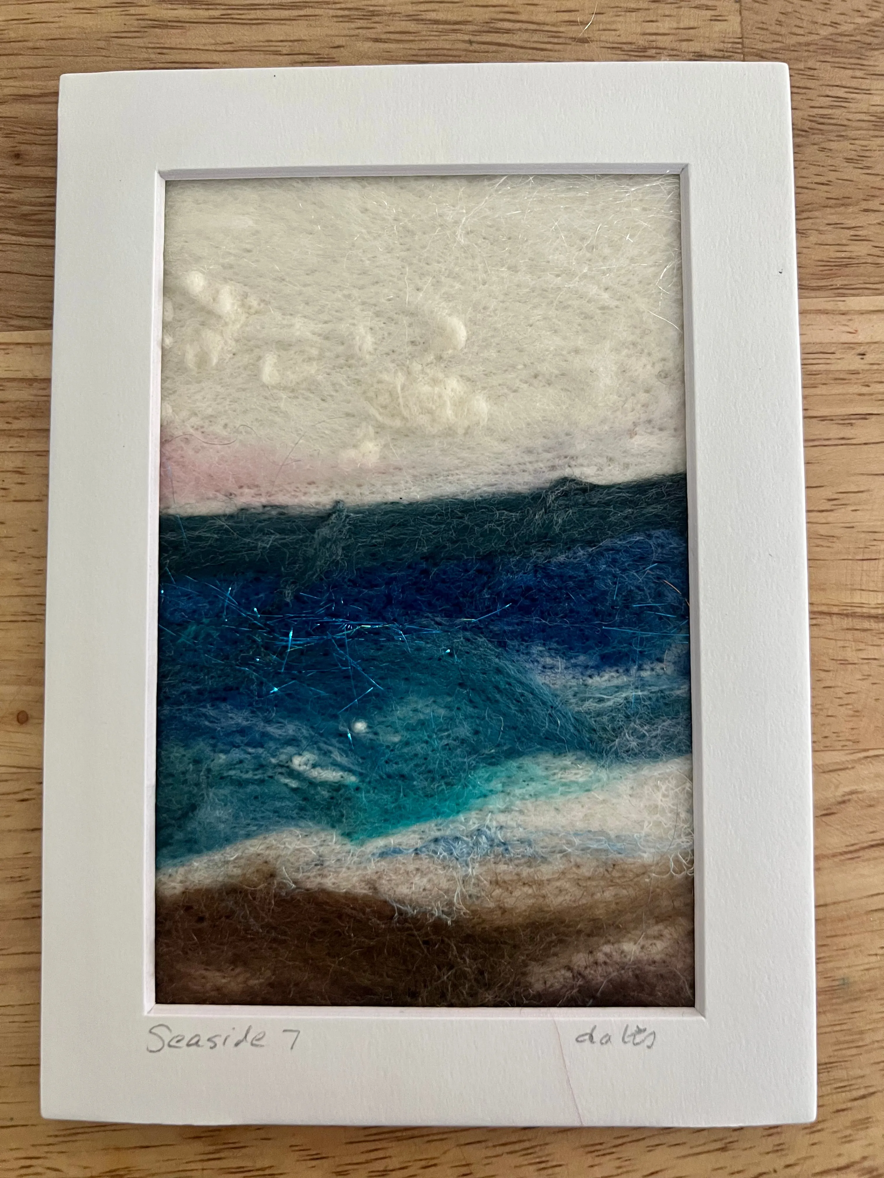 Wool Painting, Seaside 7