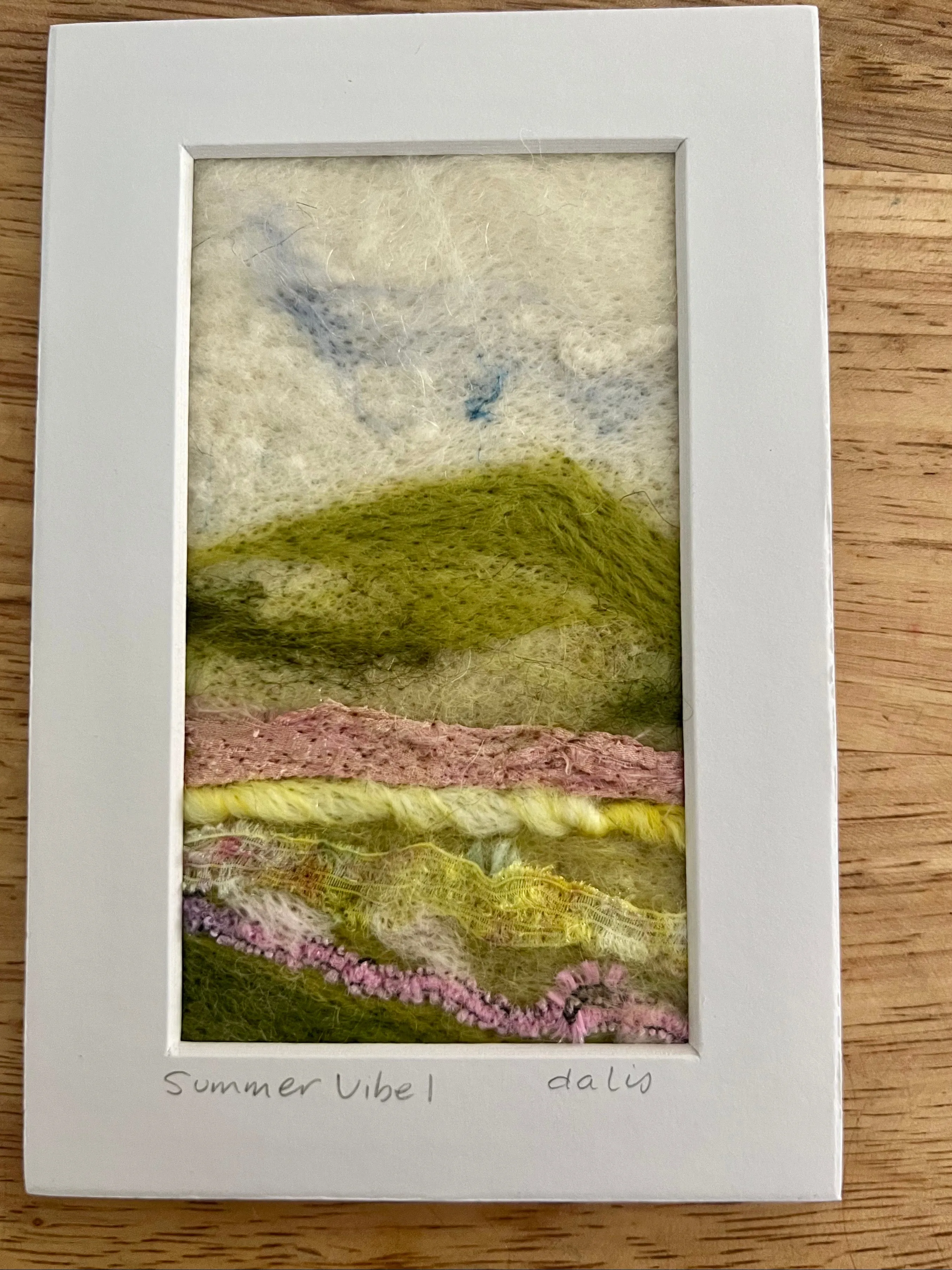 Wool Painting, Summer Vibe 1