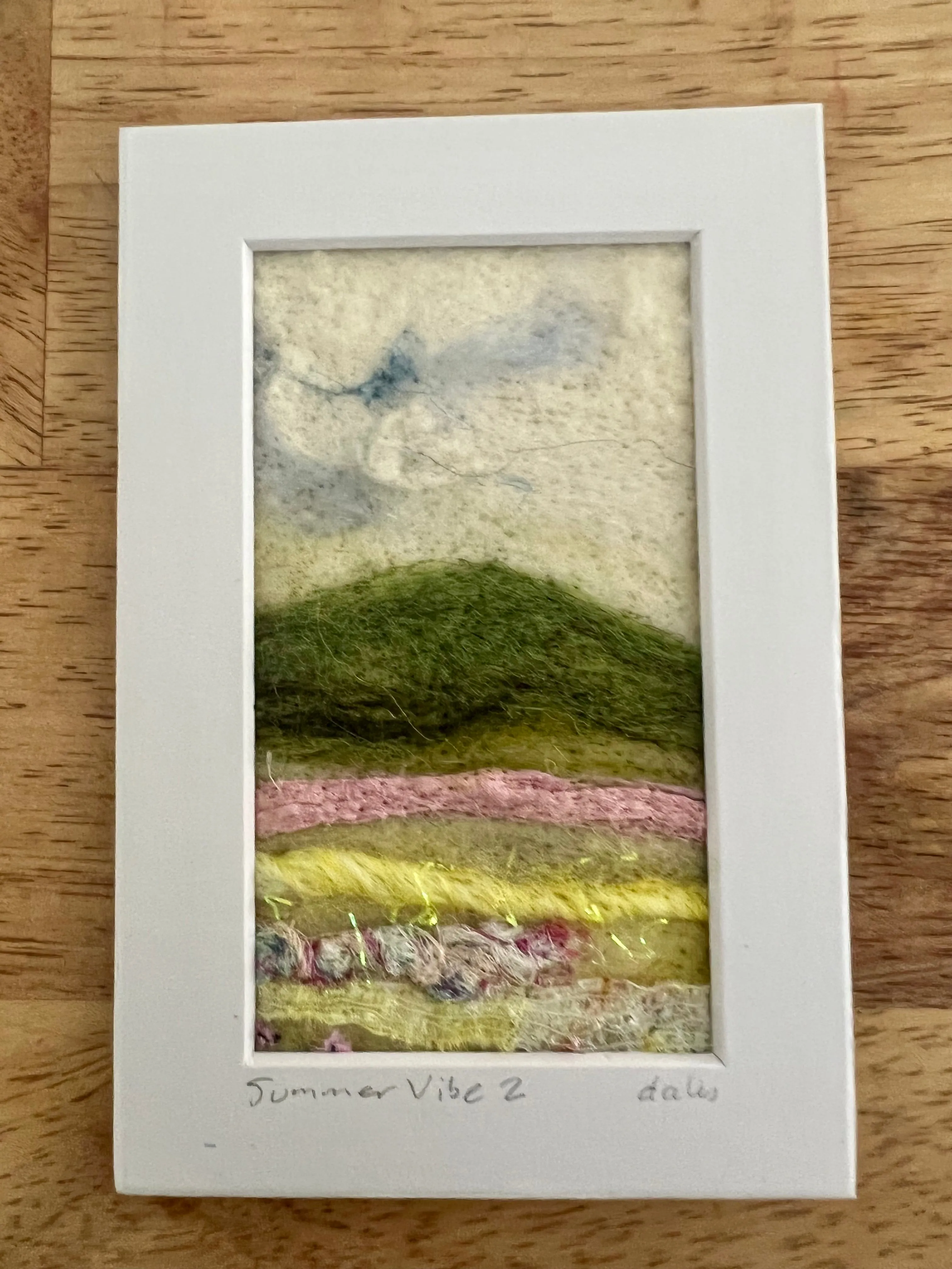 Wool Painting, Summer Vibe 2