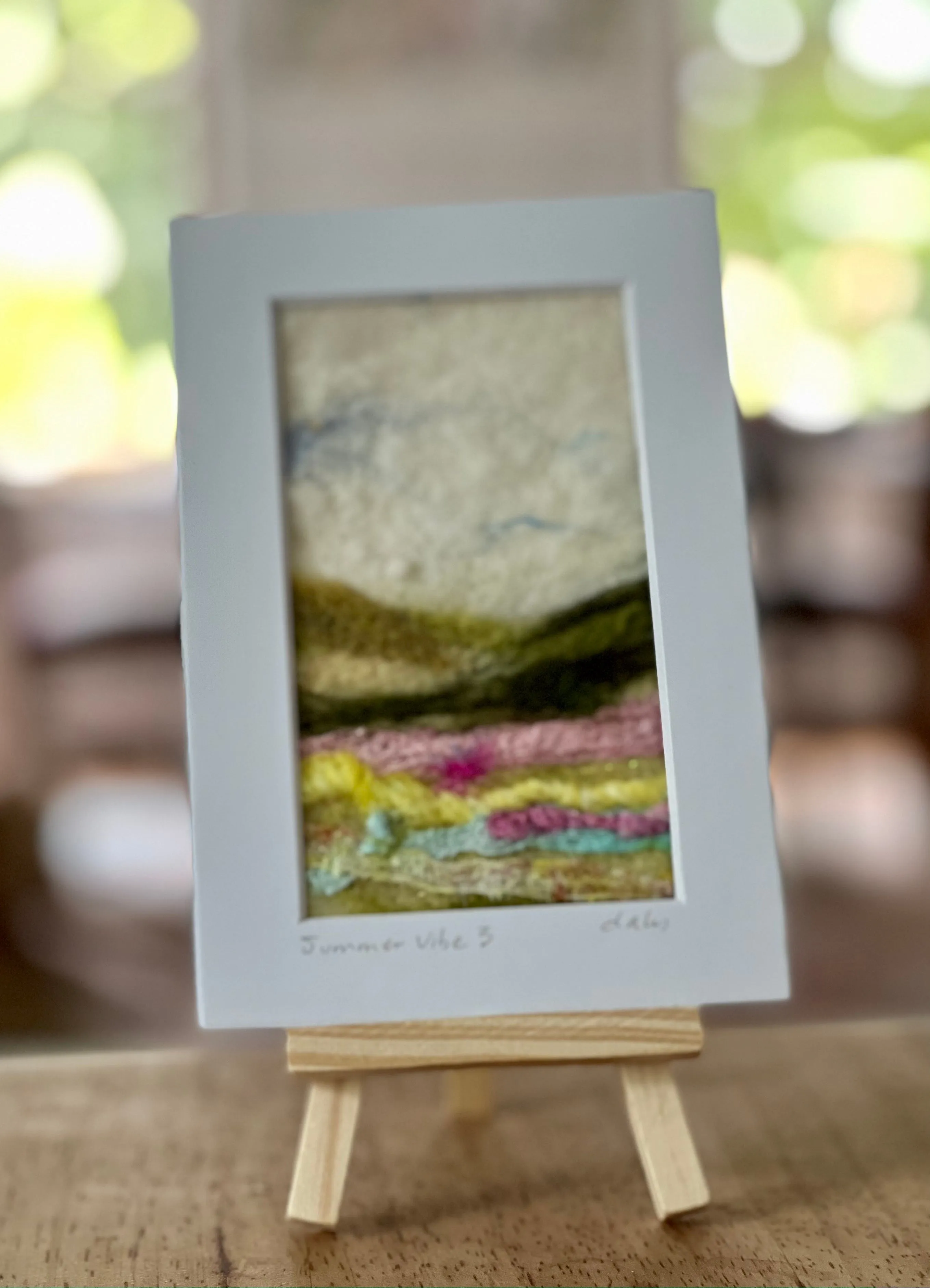 Wool Painting, Summer Vibe 3