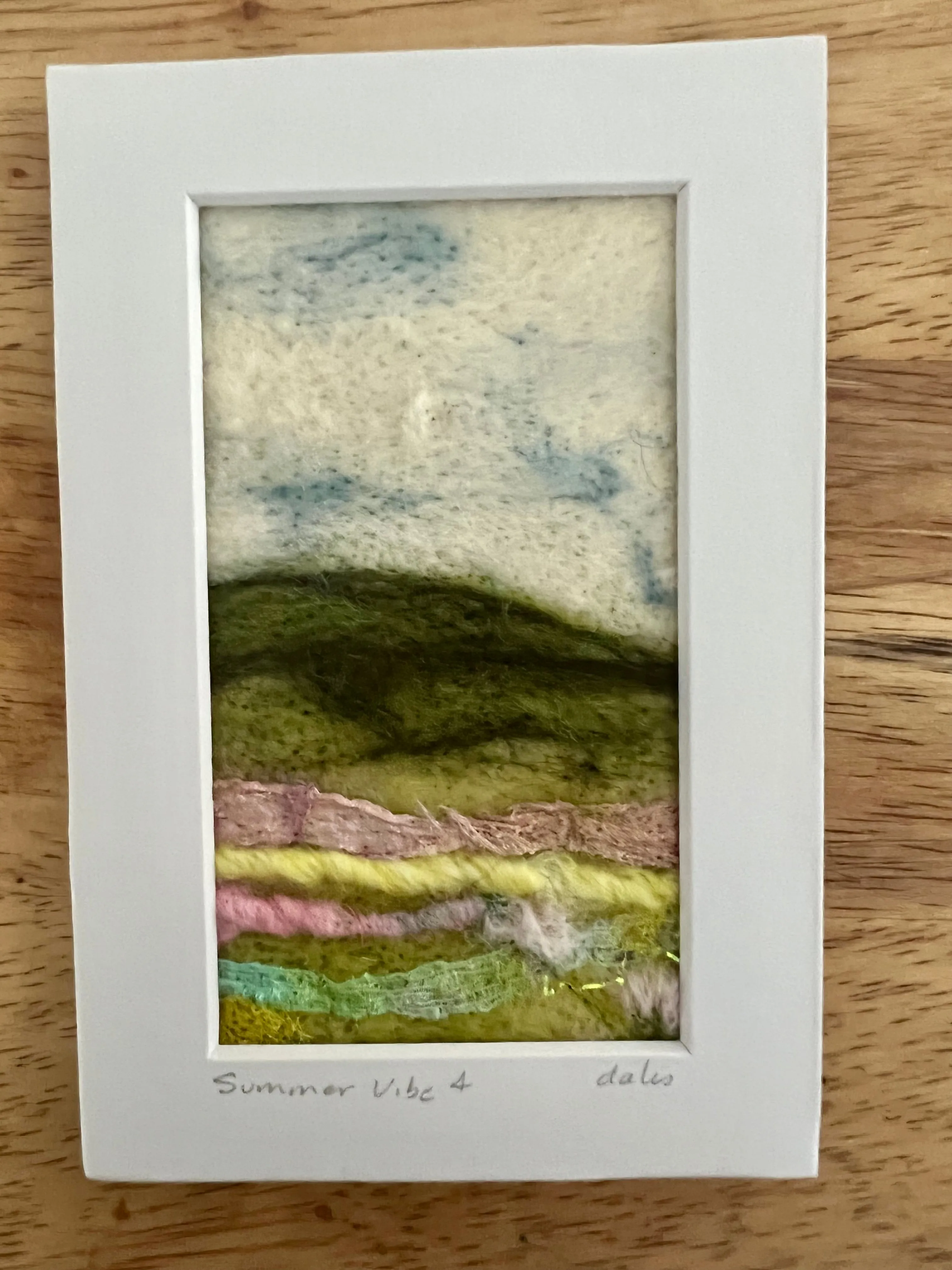 Wool Painting, Summer Vibe 4