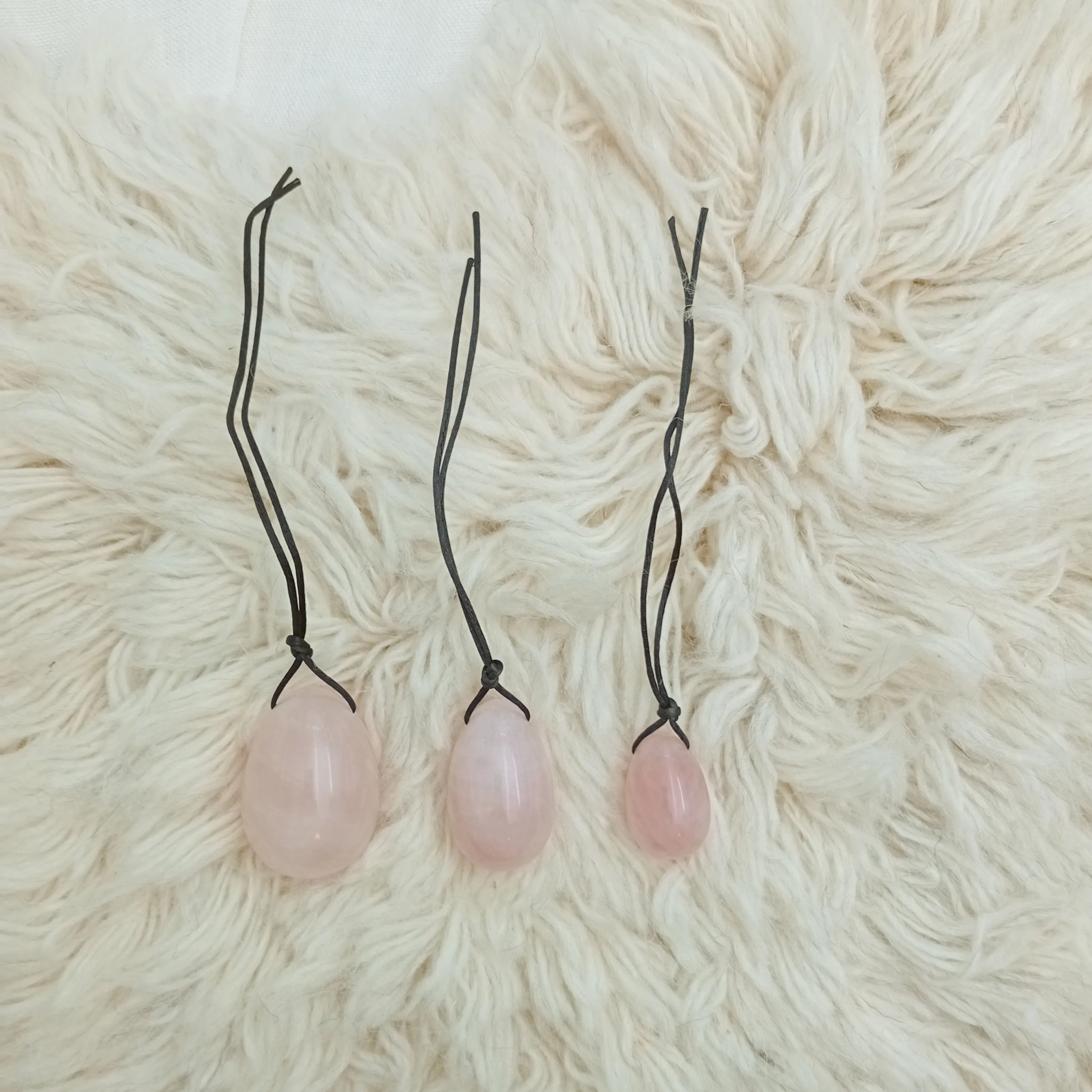 Yoni Egg Set _ Rose Quartz