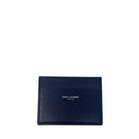 YSL Paris Card Case - Navy