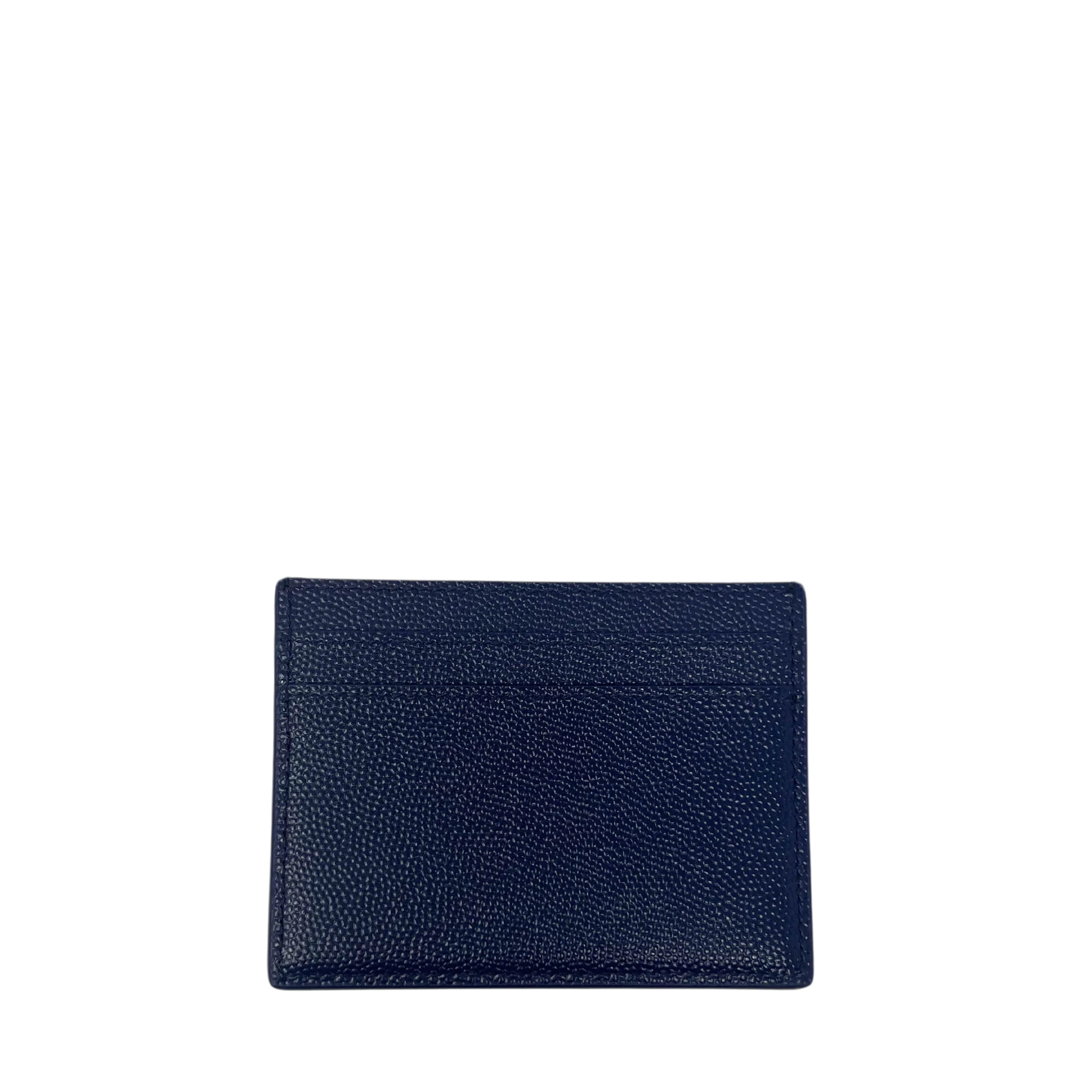 YSL Paris Card Case - Navy